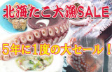 北海たこ大漁祭り開催！