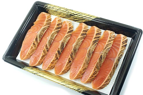 旨味2倍　炙り鮭刺身