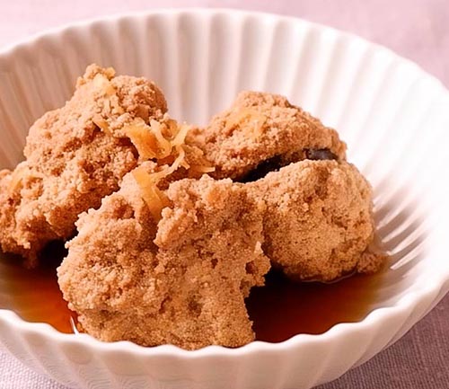 真鱈子の煮つけ