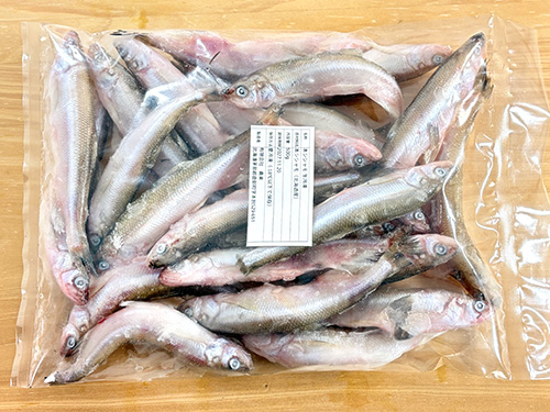 北海道十勝産、生本シシャモ