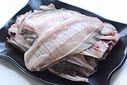 天然ヒラメのアラ
