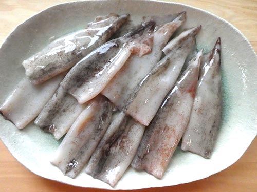 函館産つぼ抜きイカSSサイズ